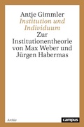 Cover: Institution und Individuum - Campus Verlag Digital