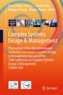 Cover: Complex Systems Design & Management - Springer