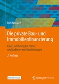 Cover: Die private Bau- und Immobilienfinanzierung - Springer Vieweg