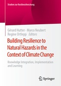 Cover: Building Resilience to Natural Hazards in the Context of Climate Change - Springer