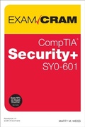 Cover: CompTIA Security+ SY0-601 Exam Cram - Pearson It Certification