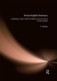 Abbildung von: Persian-English Dictionary - Routledge