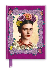 Abbildung von: Premium Notizbuch DIN A5: Frida Kahlo, Lila - Flame Tree Publishing