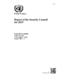 Cover: Report of the Security Council for 2019 - United Nations