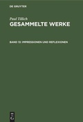 Cover: Impressionen und Reflexionen - De Gruyter