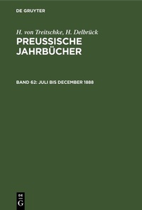 Abbildung von: Juli bis December 1888 - De Gruyter