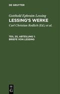 Cover: Briefe von Lessing - De Gruyter