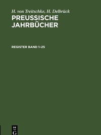 Abbildung von: Register Band 1-25 - De Gruyter