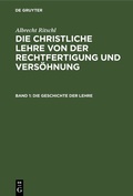 Cover: Die Geschichte der Lehre - De Gruyter