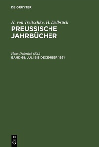 Abbildung von: Juli bis December 1891 - De Gruyter