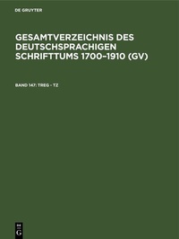 Abbildung von: Treg - Tz - De Gruyter