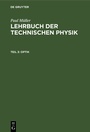 Cover: Optik - De Gruyter