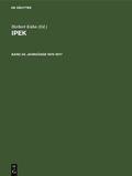 Cover: Jahrg&auml;nge 1974-1977 - De Gruyter