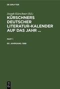 Cover: 1988 - De Gruyter