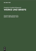 Cover: Der Messias. Text - De Gruyter