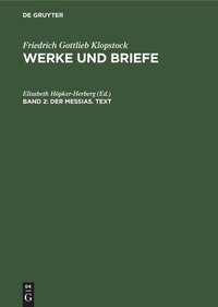 Enlarge image Cover: Der Messias. Text - De Gruyter