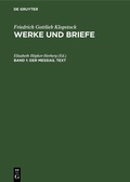 Cover: Der Messias. Text - De Gruyter