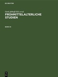 Cover: Fr&uuml;hmittelalterliche Studien. Band 34 - De Gruyter