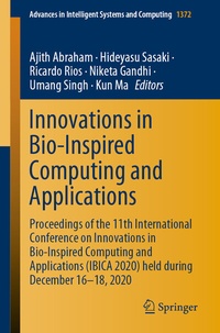Enlarge image Cover: Innovations in Bio-Inspired Computing and Applications - Springer