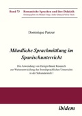 Cover: M&uuml;ndliche Sprachmittlung im Spanischunterricht - ibidem