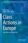 Cover: Class Actions in Europe - Springer