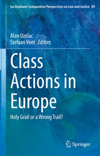 Abbildung von: Class Actions in Europe - Springer