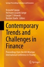Cover: Contemporary Trends and Challenges in Finance - Springer