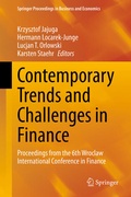 Cover: Contemporary Trends and Challenges in Finance - Springer