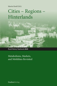 Bild: Cities - Regions - Hinterlands - Studien Verlag