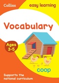 Cover: Vocabulary Activity Book Ages 3-5 - Collins