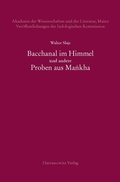 Cover: Bacchanal im Himmel und andere Proben aus Ma'nkha - Harrassowitz Verlag
