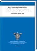 Cover: Das Deuteronomium sahidisch - Harrassowitz Verlag