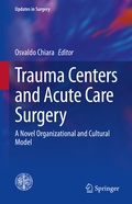 Cover: Trauma Centers and Acute Care Surgery - Springer