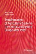Cover: Transformation of Agricultural Sector in the Central and Eastern Europe after 1989 - Springer