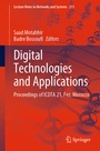 Cover: Digital Technologies and Applications - Springer