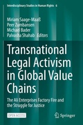 Cover: Transnational Legal Activism in Global Value Chains - Springer