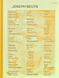 Cover: Joseph Beuys. Denken. Handeln. Vermitteln / Think. Act. Convey - K&ouml;nig, Walther