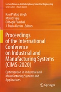 Cover: Proceedings of the International Conference on Industrial and Manufacturing Systems (CIMS-2020) - Springer