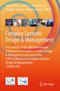 Cover: Complex Systems Design & Management - Springer