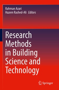 Enlarge image Cover: Research Methods in Building Science and Technology - Springer