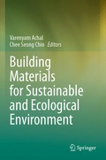 Cover: Building Materials for Sustainable and Ecological Environment - Springer
