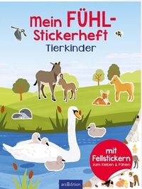 Enlarge image Cover: Mein Fühl-Stickerheft - Tierkinder - arsEdition