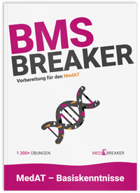 Abbildung von: MedAT: 1.300+ BMS-Fragen: Biologie, Chemie, Physik, Mathematik, Medizin-Aufnahmetest | - MEDBREAKER
