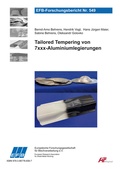 Cover: Tailored Tempering von 7xxx-Aluminiumlegierungen - Europ&auml;ische Forschungsgesellschaft f&uuml;r Blechverarbeitung e.V. (EFB)