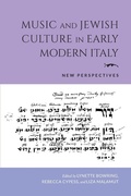 Cover: Music and Jewish Culture in Early Modern Italy - Indiana University Press