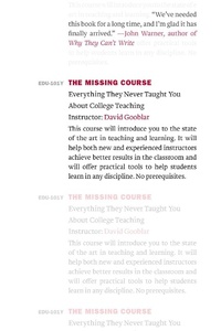 Enlarge image Cover: The Missing Course - Harvard University Press