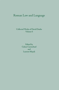 Enlarge image Cover: Roman Law and Language - Distributed By Ingram Spark