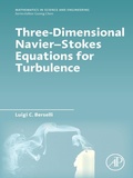 Cover: Three-Dimensional Navier-Stokes Equations for Turbulence - Academic Press