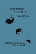 Cover: Children's Language - Psychology Press Ltd