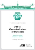 Cover: OCM 2021 - 5th International Conference on Optical Characterization of Materials, March 17th - 18th, 2021, Karlsruhe, Germany : Conference Proceedings - KIT Scientific Publishing